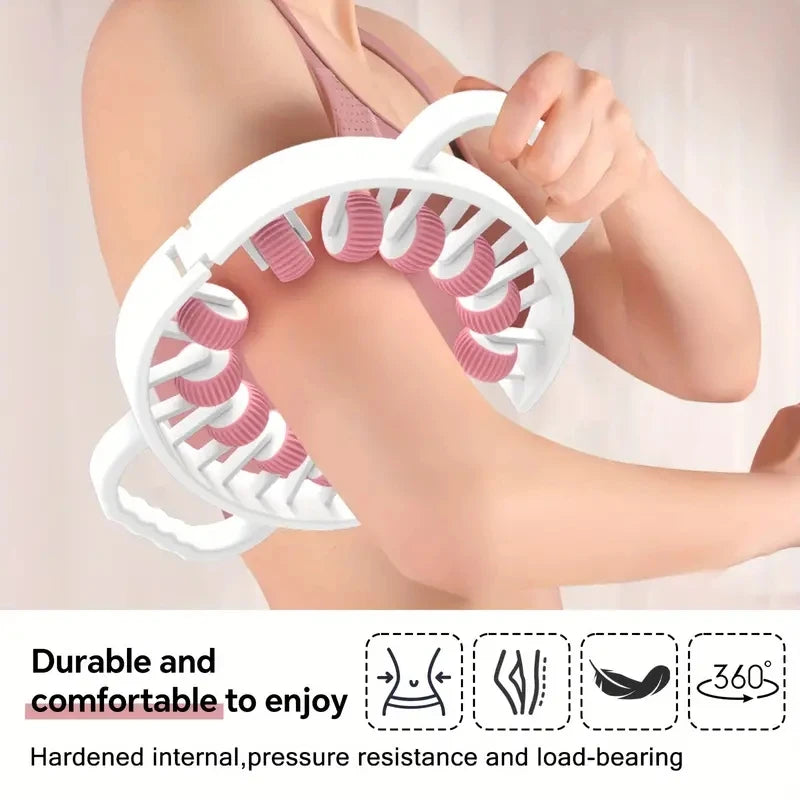 12 Wheel Muscle Roller Massager for Deep Tissue Relief