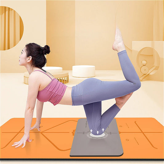 Non Slip Yoga Exercise Mat for Fitness and Home Workouts