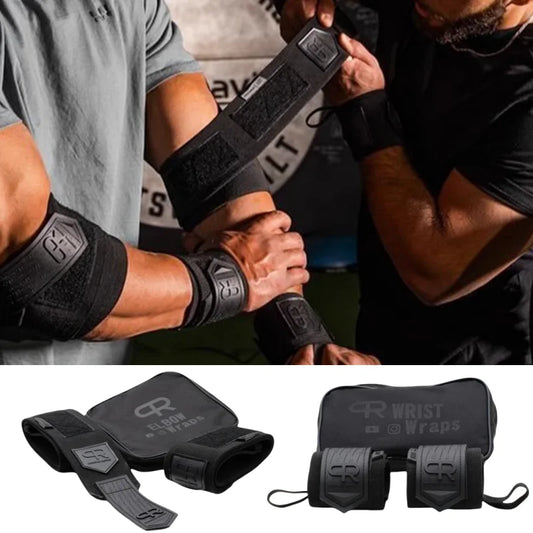 Elbow & Wrist Wraps for Weightlifting – Gym Support Brace